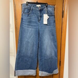 Risen cuffed jeans